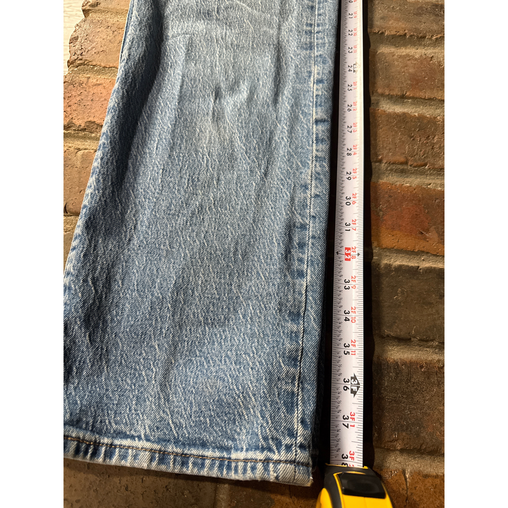 Levi's Premium Ribcage Straight Ankle Jeans - Vintage Wash - Size 27 in Blue - Picture 9 of 9